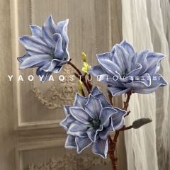 Hoa mộc lan 3 nhánh 3D cao cấp