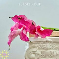 Cành hoa rum cala lily giả cao cấp