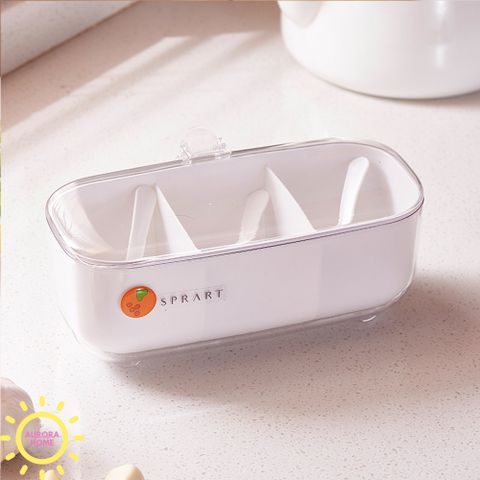 Hộp đựng gia vị Sprat 3 ngăn kèm muỗng
