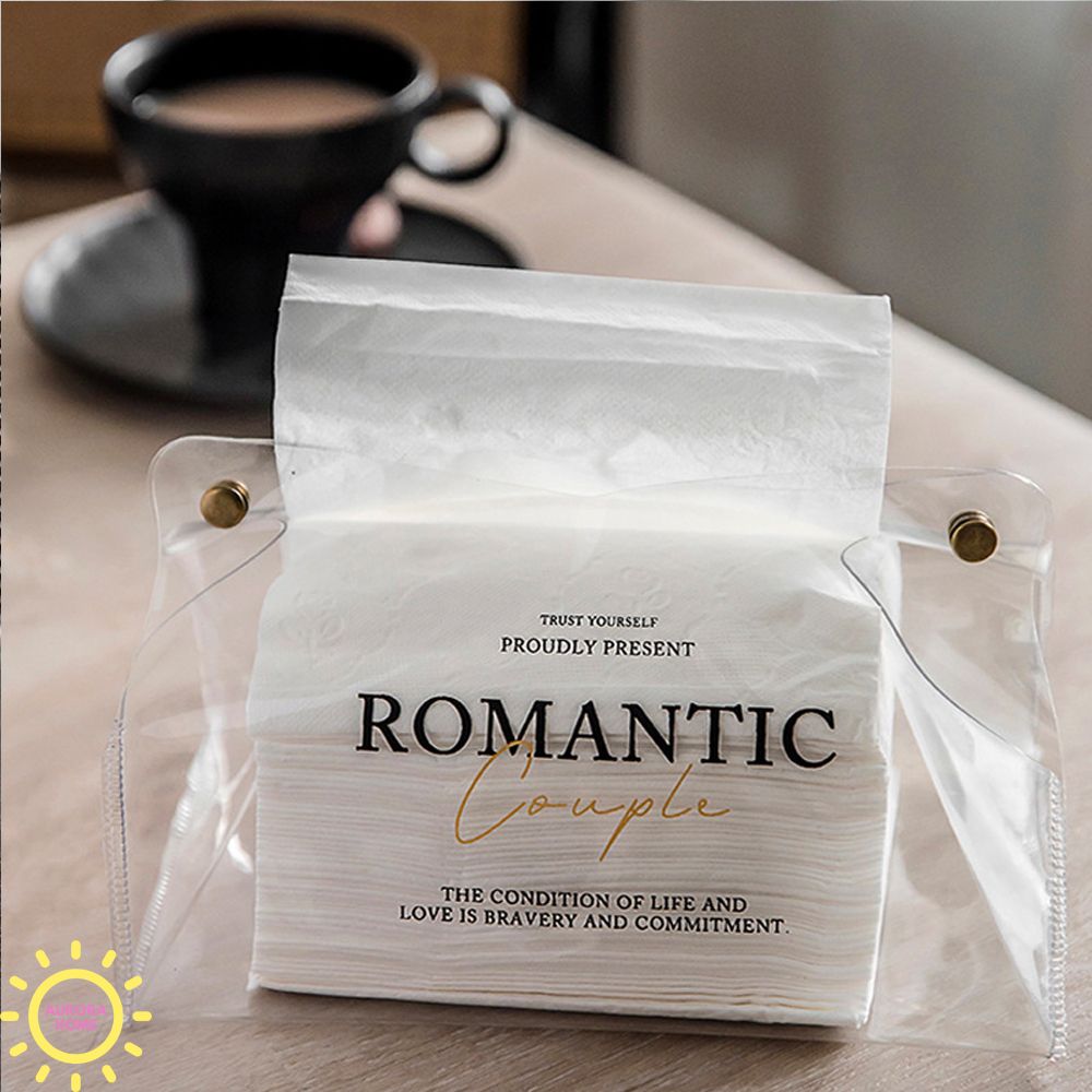 Hộp khăn giấy Romatic tiện dụng (Nhiều màu)