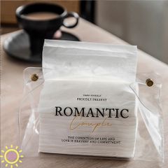 Hộp khăn giấy Romatic tiện dụng (Nhiều màu)
