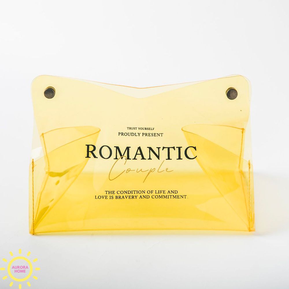 Hộp khăn giấy Romatic tiện dụng (Nhiều màu)