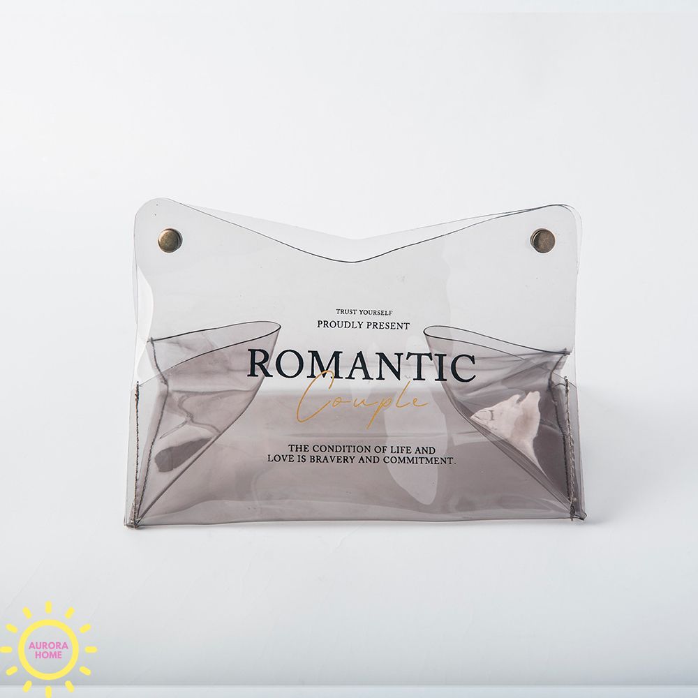 Hộp khăn giấy Romatic tiện dụng (Nhiều màu)