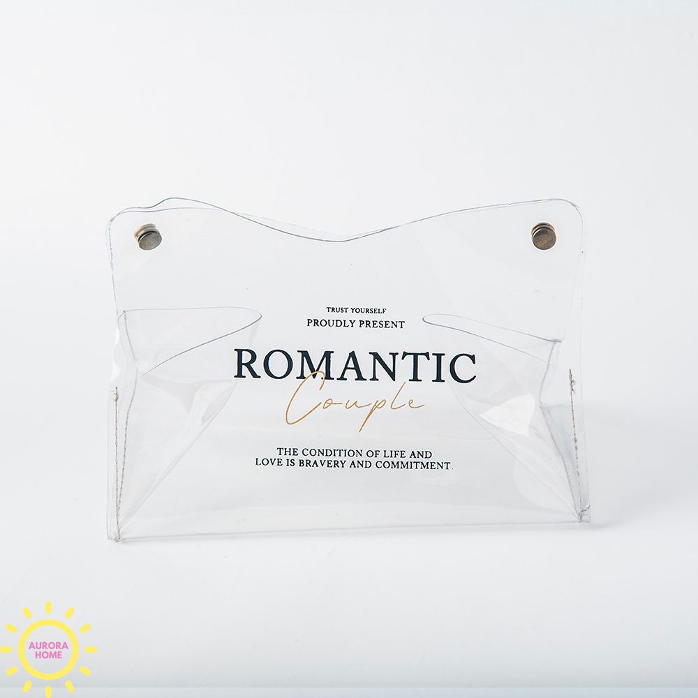 Hộp khăn giấy Romatic tiện dụng (Nhiều màu)