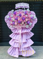 Kệ hoa lụa, hoa giả thiết kế mừng khai trương (Nhiều mẫu)