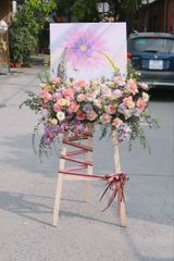 Kệ hoa lụa, hoa giả thiết kế mừng khai trương (Nhiều mẫu)