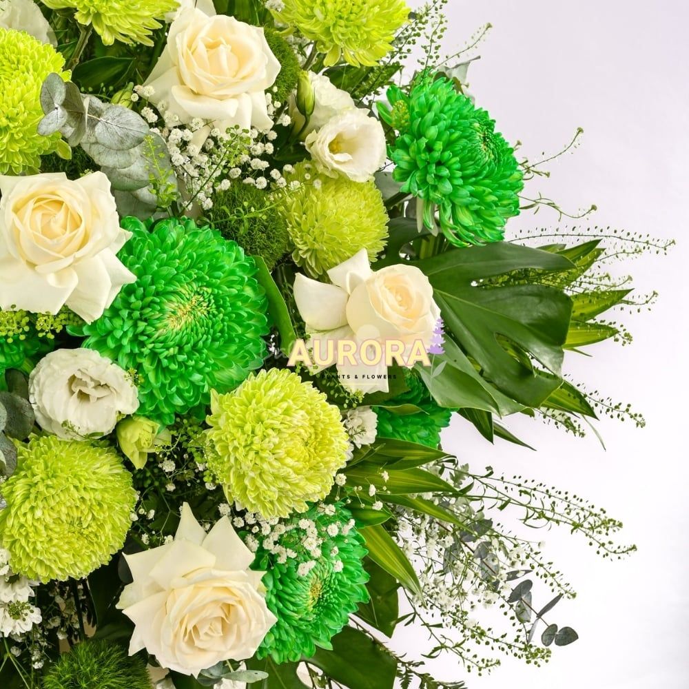 Kệ hoa tươi xuân xanh 02 (Hoa tươi)
