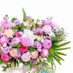 Kệ hoa tươi sắc xuân thiên nhiên 03 (Hoa tươi)