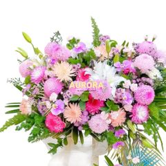 Kệ hoa tươi sắc xuân thiên nhiên 03 (Hoa tươi)