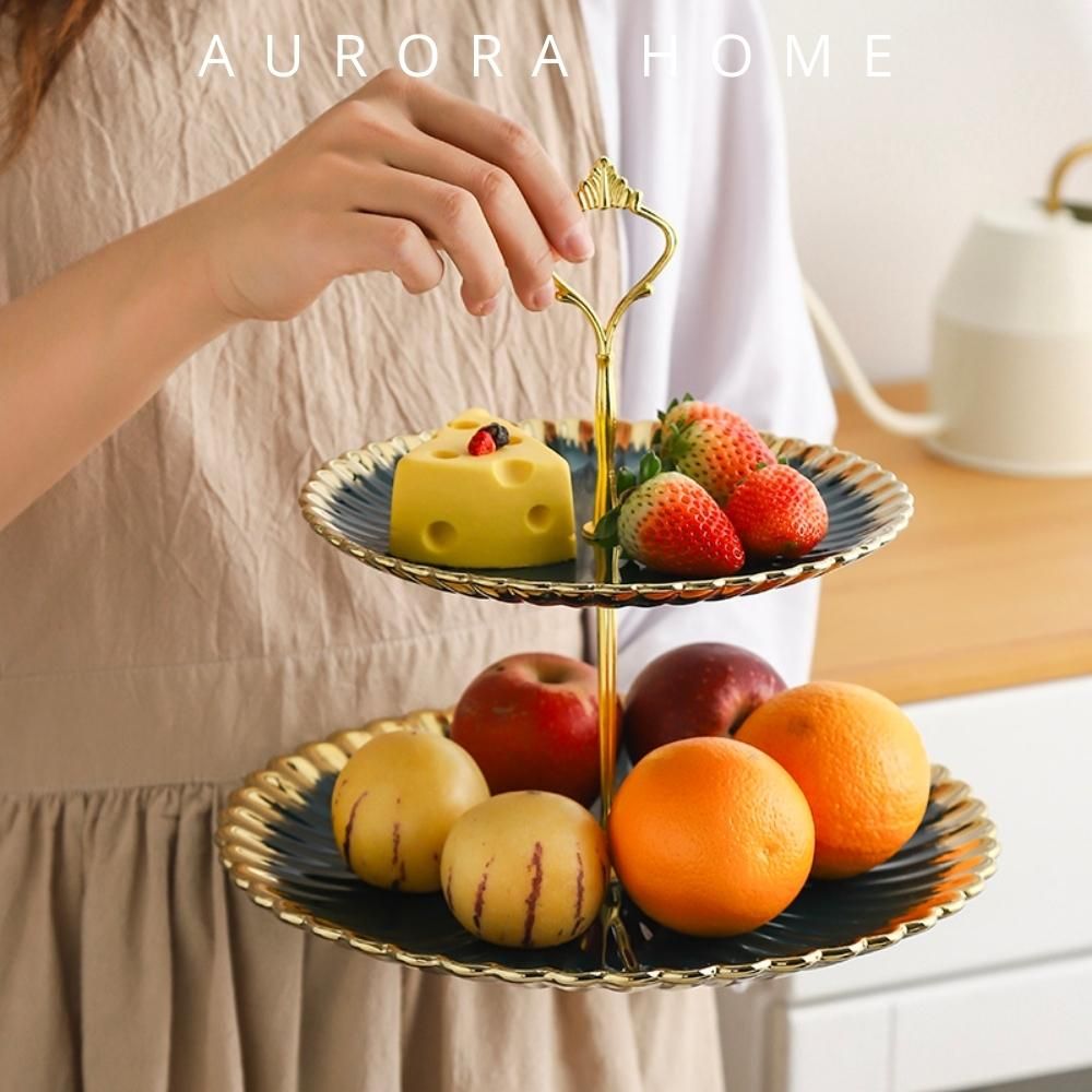 Khay bánh ngọt trang trí tiệc ( Khay 2 tầng)