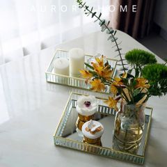 Khay kính decor