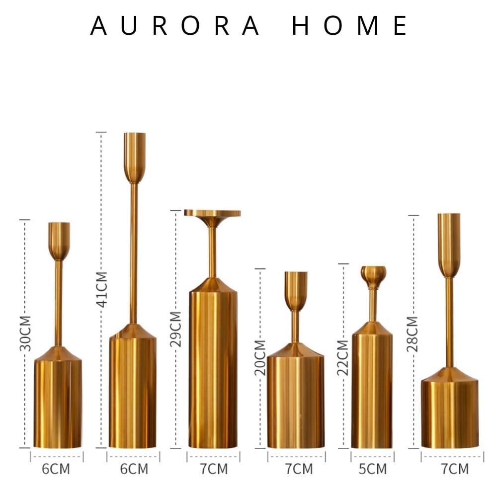 Chân nến Edin Ladie phong cách hoàng gia anh (Set 6 chân nến)