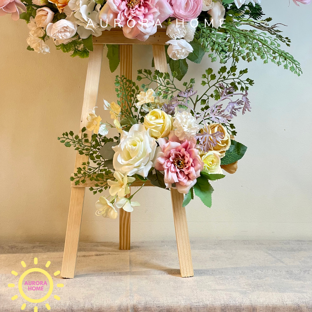 Kệ hoa, Lẳng hoa lụa mừng khai trương Spring Flowers