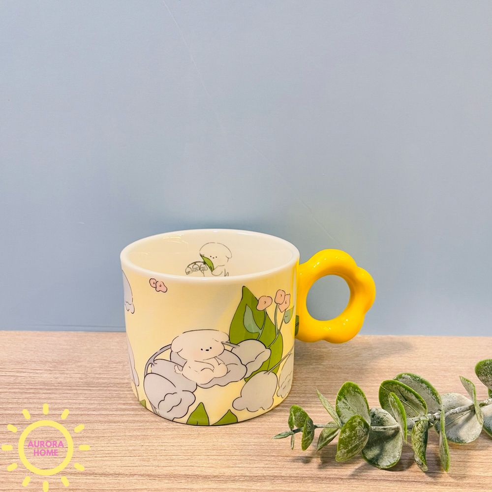 Cốc thỏ Vintage 4 mùa