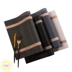 Tấm lót bàn ăn phong cách hiện đại
