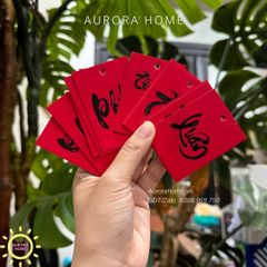 Thẻ treo thư pháp Tết (Set 100 thẻ)
