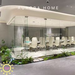 Tiểu cảnh cây giả trang trí công ty tại Tp. HCM