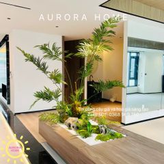 Tiểu cảnh cây giả phong cách Minimalism tối giản