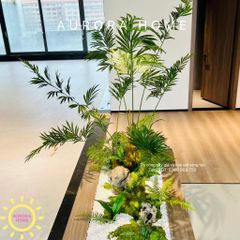 Tiểu cảnh cây giả phong cách Minimalism tối giản
