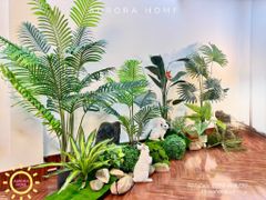 Tiểu cảnh cây giả khu vườn thiên nhiên trang trí (Mẫu 16)