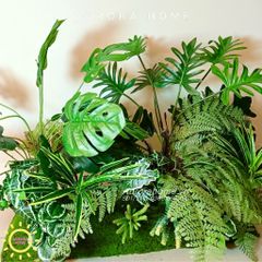 Set tiểu cảnh cây giả mini trang trí tầm thấp (Mẫu 1)