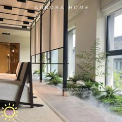 Tiểu cảnh cây giả phong cách Á Đông trang trí phòng họp VIP