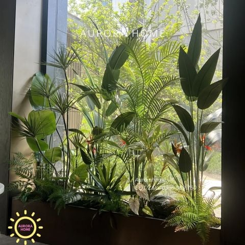 Bồn cây xanh decor trang trí (Mẫu 24)