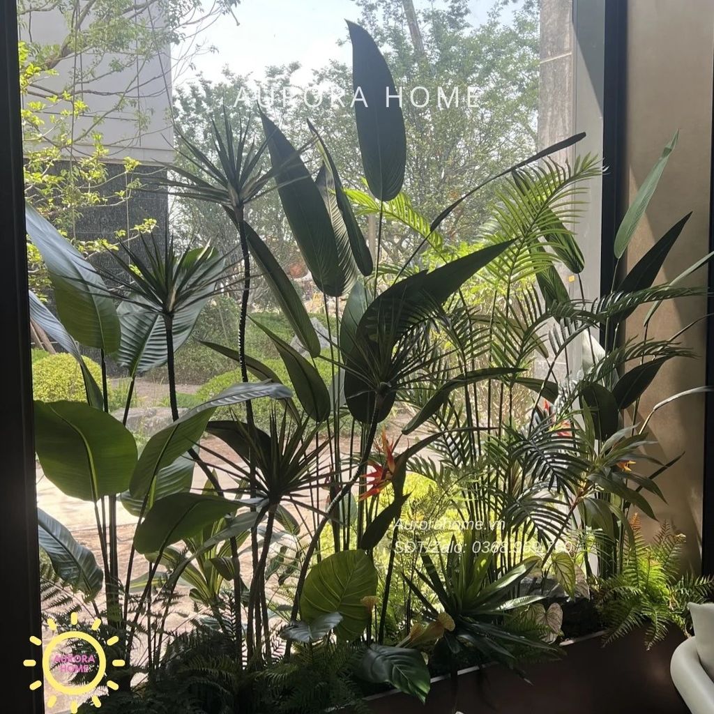 Bồn cây xanh decor trang trí (Mẫu 24)