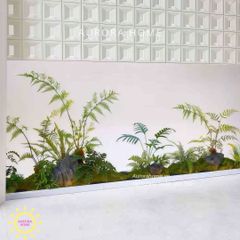 Tiểu cảnh cây giả trang trí (Mẫu 8)