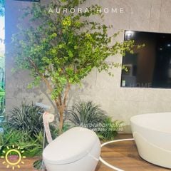 Tiểu cảnh cây thạch nam giả cao 2m2 tại Toto showroom