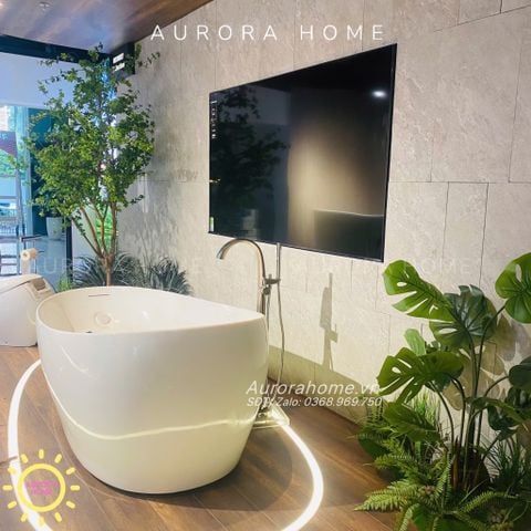 Tiểu cảnh cây thạch nam giả cao 2m2 tại Toto showroom