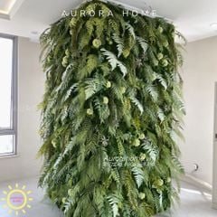 Tường cây giả dương xỉ cao cấp với vẻ đẹp chân thật