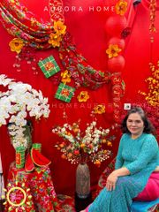 Tiểu cảnh trang trí Tết Nguyên Đán (Mẫu 14)