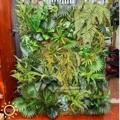 Tranh tường cây phong cách rừng nhiệt đới tự nhiên
