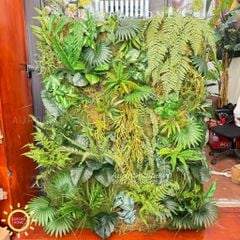 Tranh tường cây phong cách rừng nhiệt đới tự nhiên