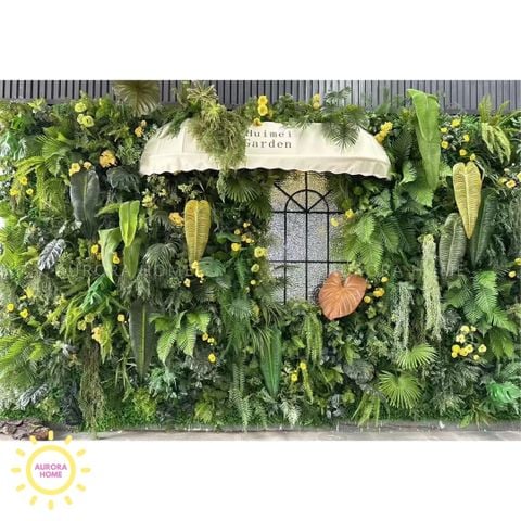 Tường cây giả trang trí nhà, văn phòng (Mẫu 6)