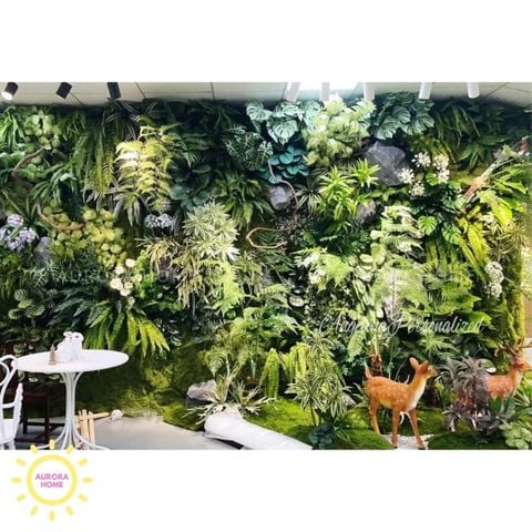 Tường cây giả trang trí nhà, văn phòng (Mẫu 5)