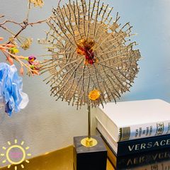 Tượng decor kim loại cá vàng Adehelle cao cấp