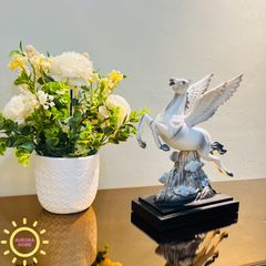 Tượng decor ngựa Pegasus cưỡi mây cao cấp