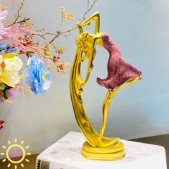Tượng decor cô gái múa ba lê cao cấp