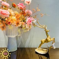 Tượng decor kệ rượu hươu sao Floriane cao cấp