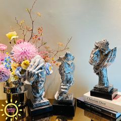 Tượng decor tam không nghệ thuật trừu tượng cao cấp