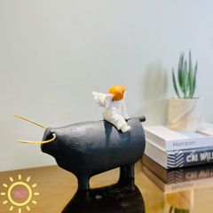 Tượng decor mục đồng chăn trâu cao cấp