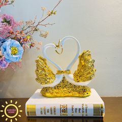 Tượng decor thiên nga Louvre cao cấp