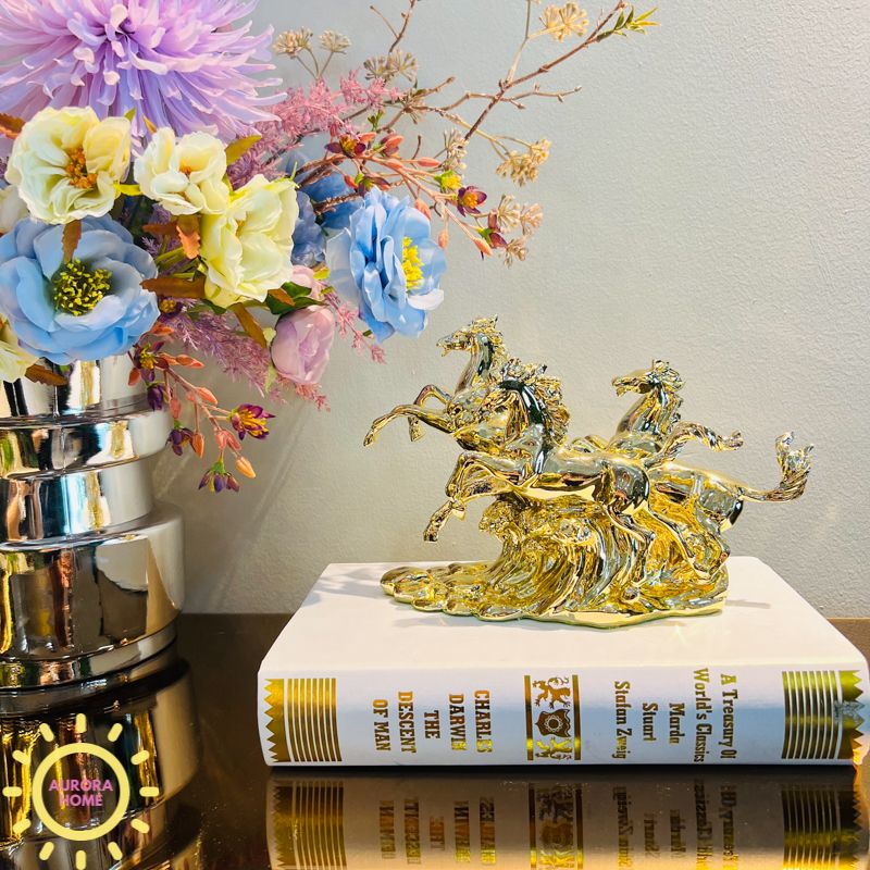 Tượng decor ngựa mã đáo thành công cao cấp