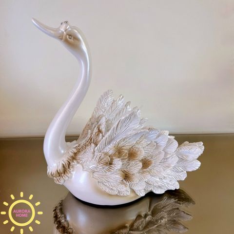 Tượng decor đôi thiên nga Sourire cao cấp