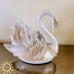 Tượng decor đôi thiên nga Sourire cao cấp