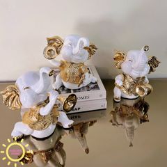 Tượng decor ban nhạc Voi nghệ thuật cao cấp
