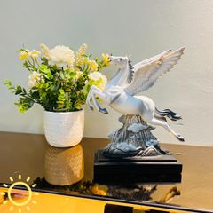 Tượng decor ngựa Pegasus cưỡi mây cao cấp