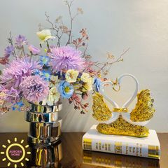 Tượng decor thiên nga Louvre cao cấp